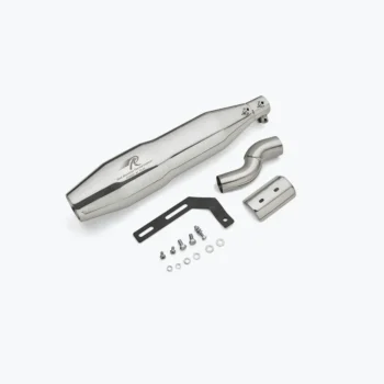 Red Rooster Performance Blaze Slip-On Exhaust for Triumph Speed 400 / Scrambler 400 X - Matte Finish - Image 1