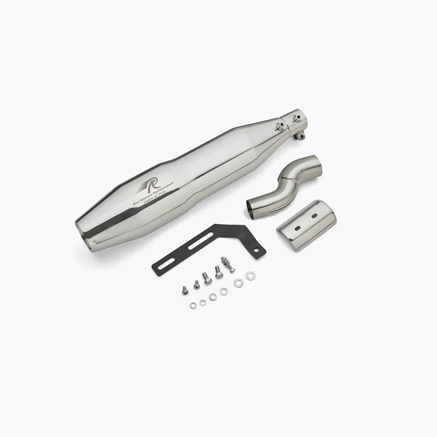 Red Rooster Performance Blaze Slip-On Exhaust for Triumph Speed 400 / Scrambler 400 X - Matte Finish - Image 1