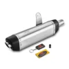 Red Rooster Performance Vertex Slip-On Exhaust for Royal Enfield Himalayan 411 / Scram 411 - Polished - Image 2