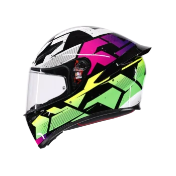 AGV K1 S Punk Pulse Black/Purple/Lime Helmet