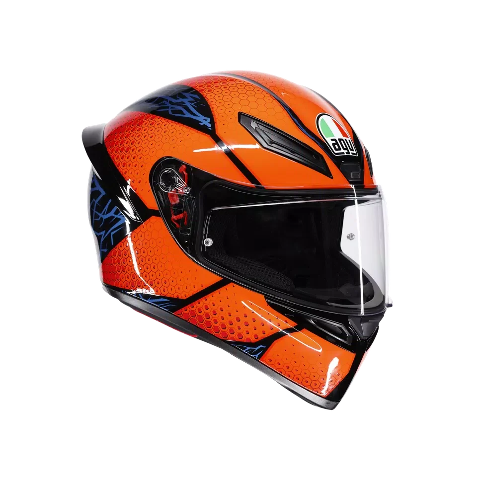 AGV K1 S Speed Armor Black/Orange/Blue Helmet - Image 2