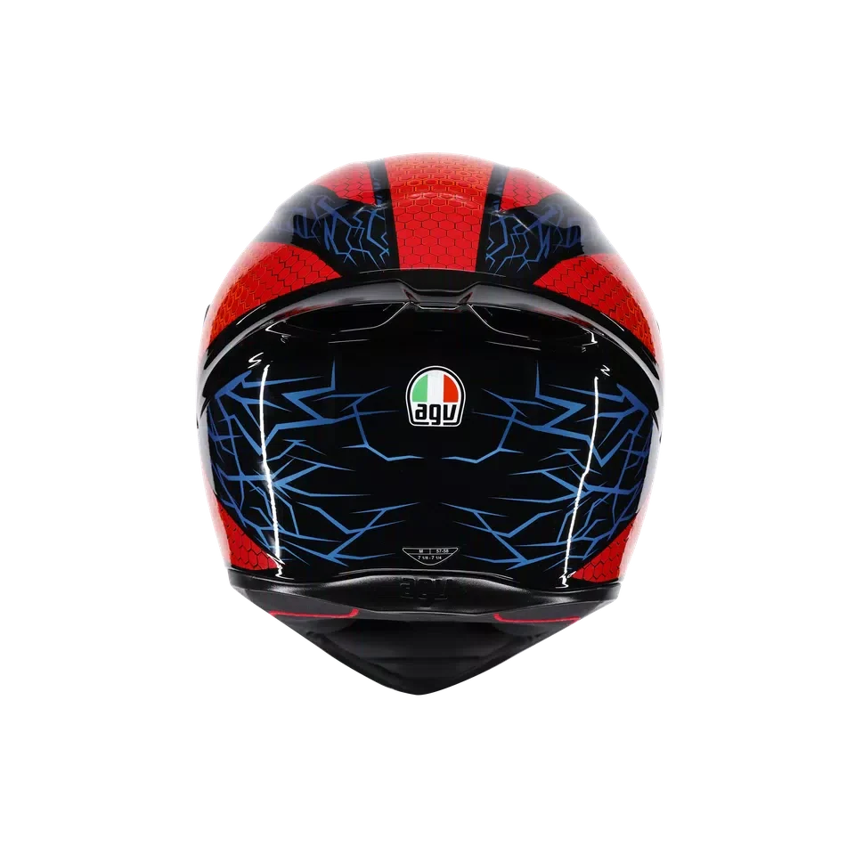 AGV K1 S Speed Armor Black/Orange/Blue Helmet - Image 4