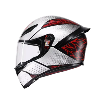 AGV K1 S Speed Armor Matt Black/Grey/Red Helmet - Image 1