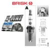 BRISK Premium LSG / X-Line Performance Spark Plugs AOR10-X9 - Image 1