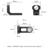 Chigee Rearview Mirror Mount (M8/M10 Screw) - MFP0057 - Image 3