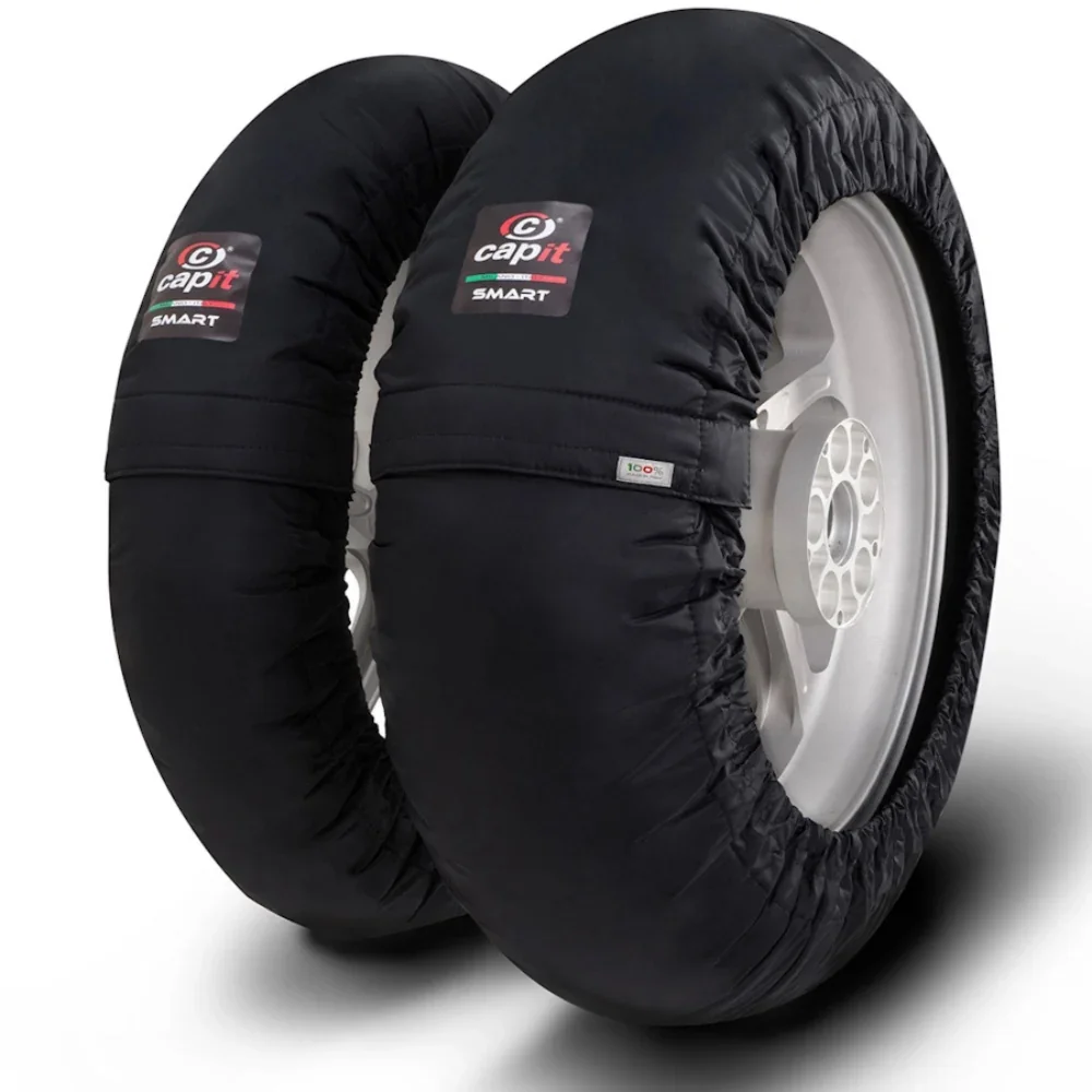Capit Smart Spina Tyre Warmers - Black (M/XL) - Image 1