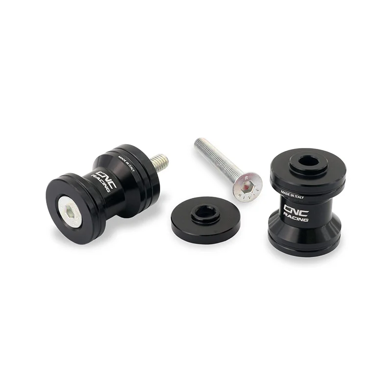 Cnc Racing Sc196 Swingarm Spools Black - Image 1