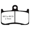 EBC Brakes Double-H Series Sintered Brake Pads FA347HH - Image 3