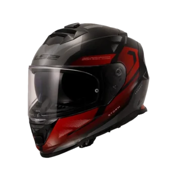LS2 FF800 STORM II KRONOS RED GREY-06 HELMET - Image 1