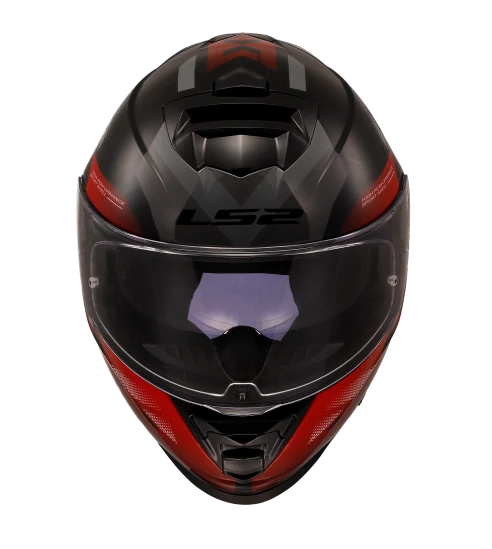 LS2 FF800 STORM II KRONOS RED GREY-06 HELMET - Image 3
