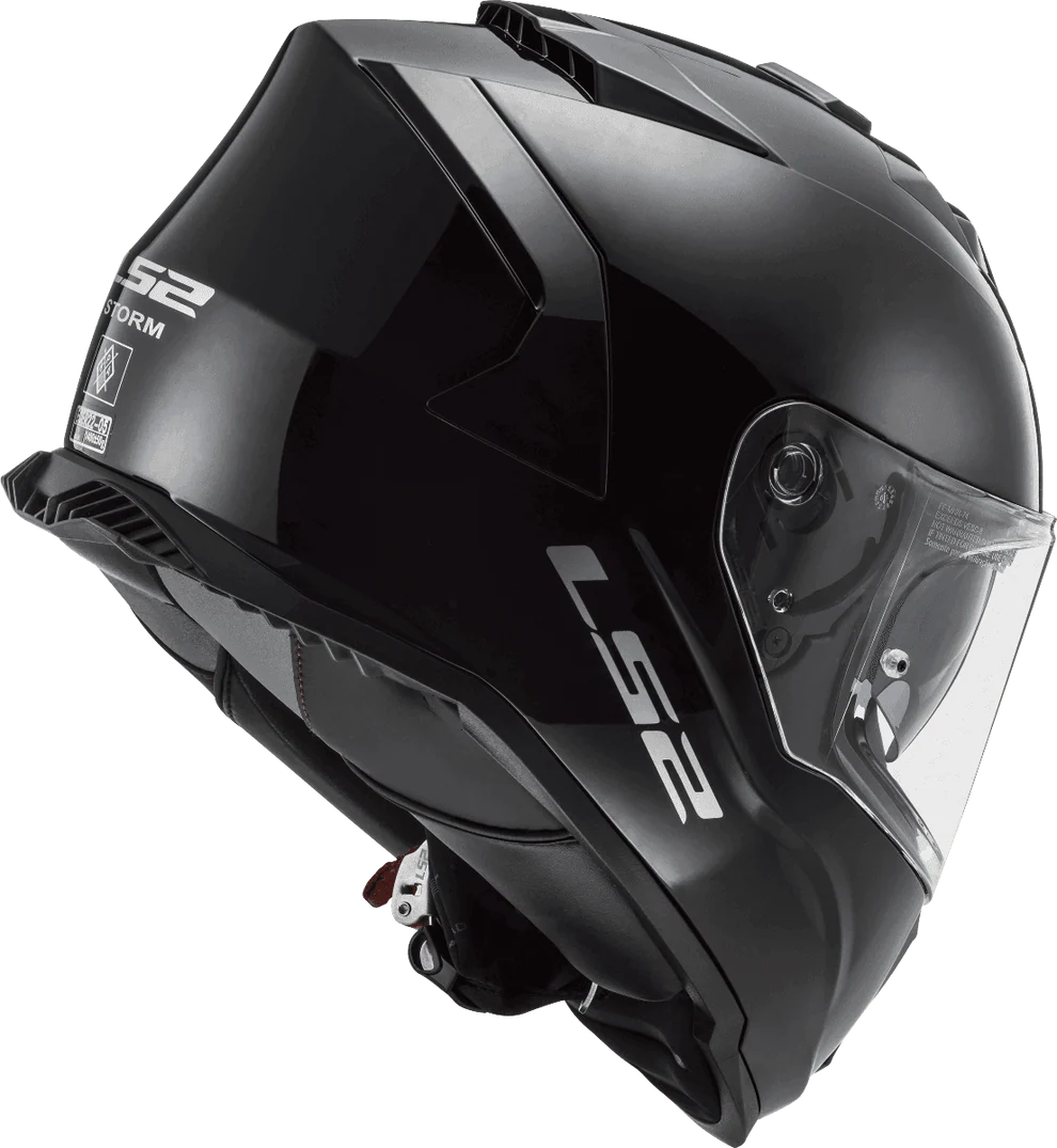 LS2 FF800 Storm II Solid Gloss Black-06 Helmet - Image 2