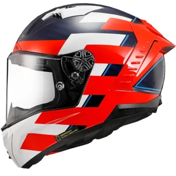 LS2 FIM FF805 THUNDER C ALLIANCE RED BLUE WHITE HELMET - Image 1