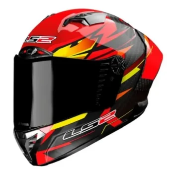 LS2 FF805 Thunder C GP Aero Fire Red Black-06 Helmet
