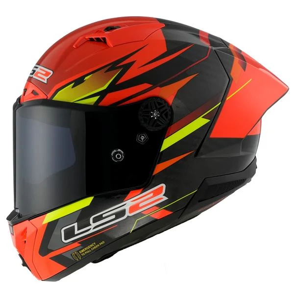 LS2 FF805 Thunder C GP Aero Fire Red Black-06 Helmet - Image 5