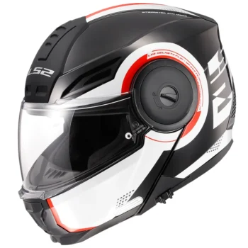 LS2 FF902 SCOPE II OXYD GREY RED-06 HELMET - Image 1