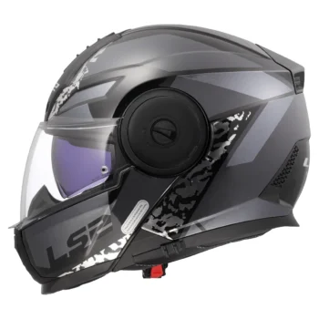 LS2 FF902 SCOPE II OXYD BLACK TITANIUM-06 HELMET - Image 1