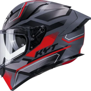 KYT R2R Pro Parsec Matt Girl Grey Red Helmet