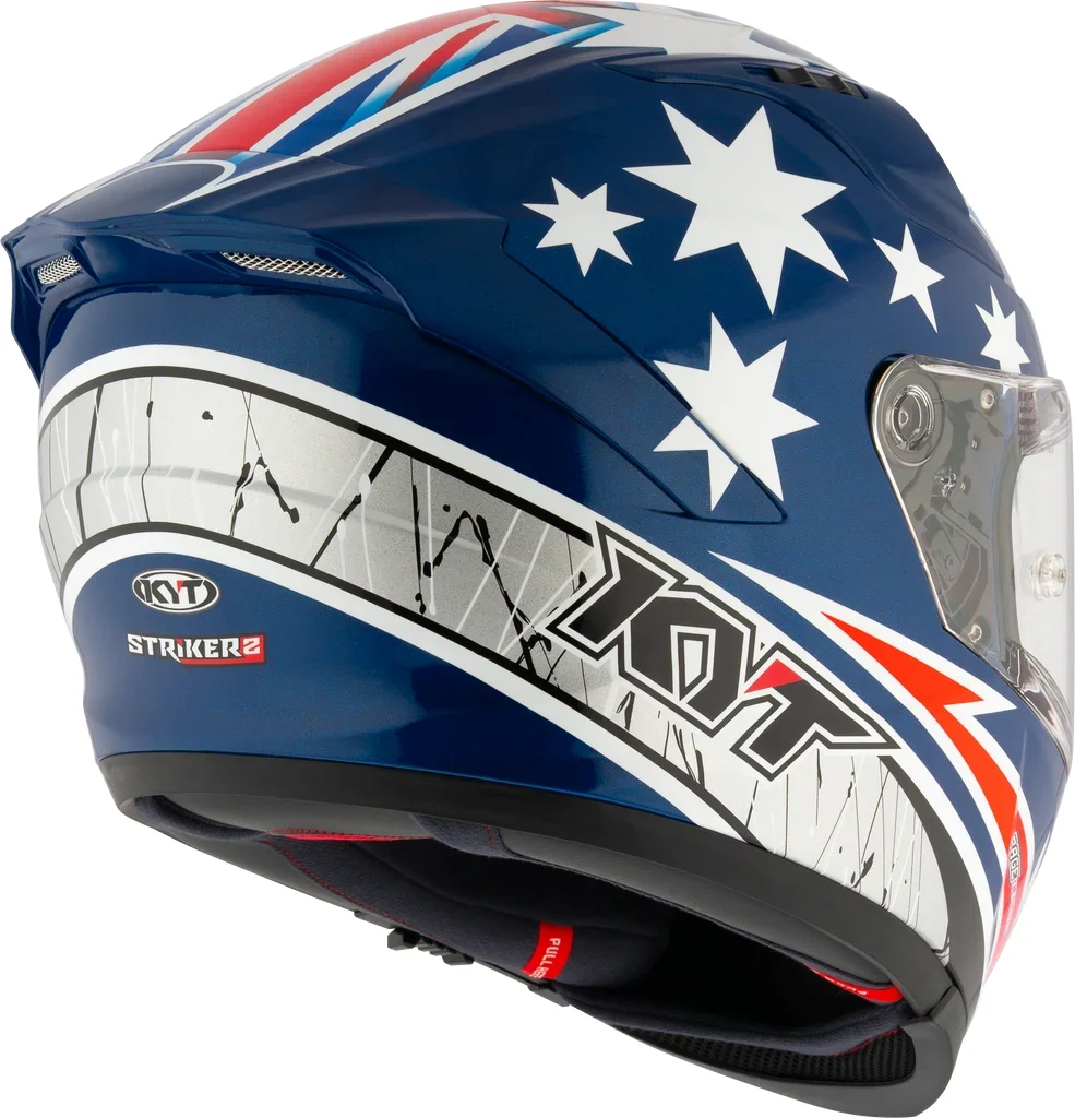 KYT Striker SV Brock Parkes Replica Helmet - Image 3