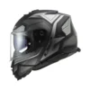 LS2 FF800 STORM II FASTER MATT TITANIUM-06 HELMET - Image 2