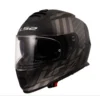 LS2 FF800 STORM II FLAG GLOSS BLACK GREY-06 HELMET - Image 1
