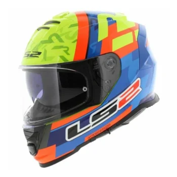 LS2 FF800 STORM II SALVADOR REPLICA BLUE H-V YELLOW.-06 HELMET - Image 1