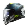 LS2 FF800 STORM II SPRINTER M.SILVER COBALT-06 HELMET - Image 4