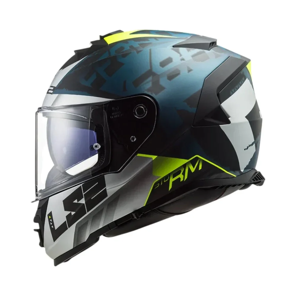 LS2 FF800 STORM II SPRINTER M.SILVER COBALT-06 HELMET - Image 4