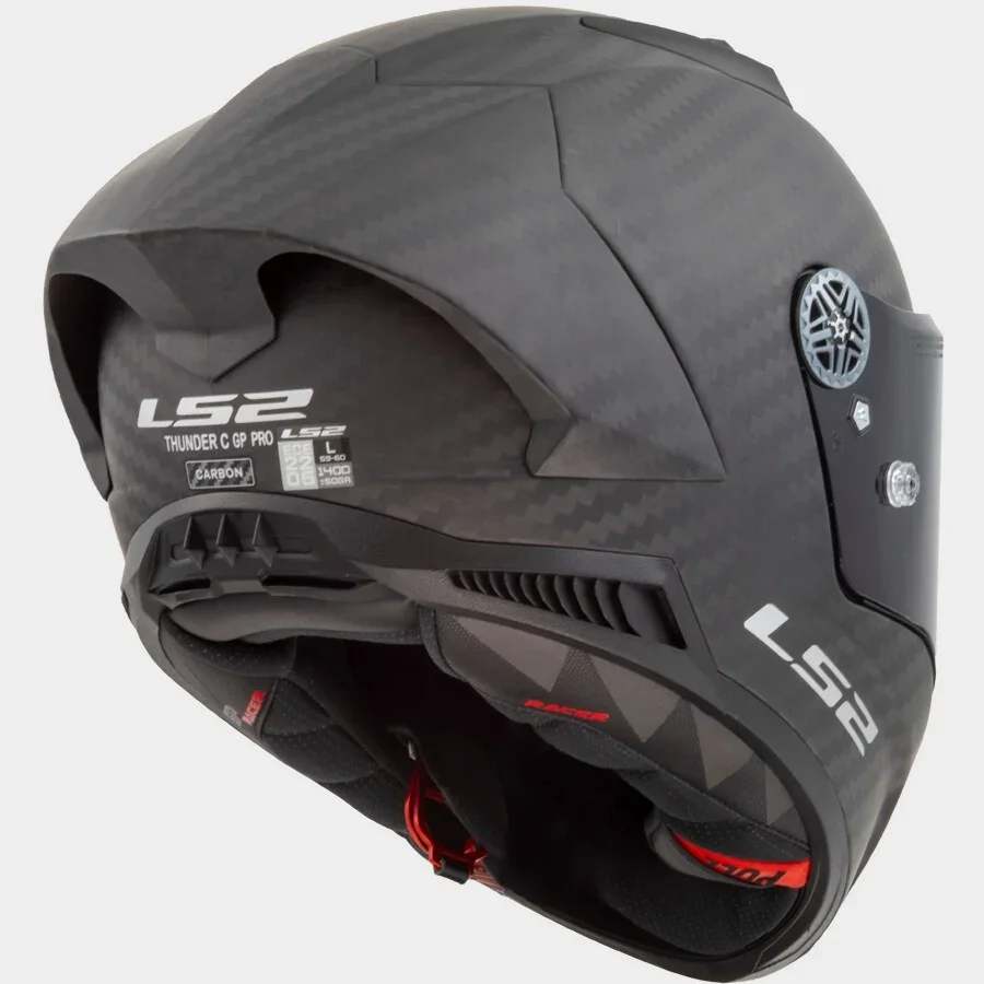 LS2 FF805 THUNDER C GP PRO FIM BLACK HELMET - Image 2