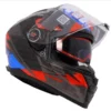LS2 FF811 VECTOR II ABSOLUTE GLOSS BLACK RED BLUE HELMET - Image 2