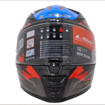 LS2 FF811 VECTOR II ABSOLUTE GLOSS BLACK RED BLUE HELMET - Image 1