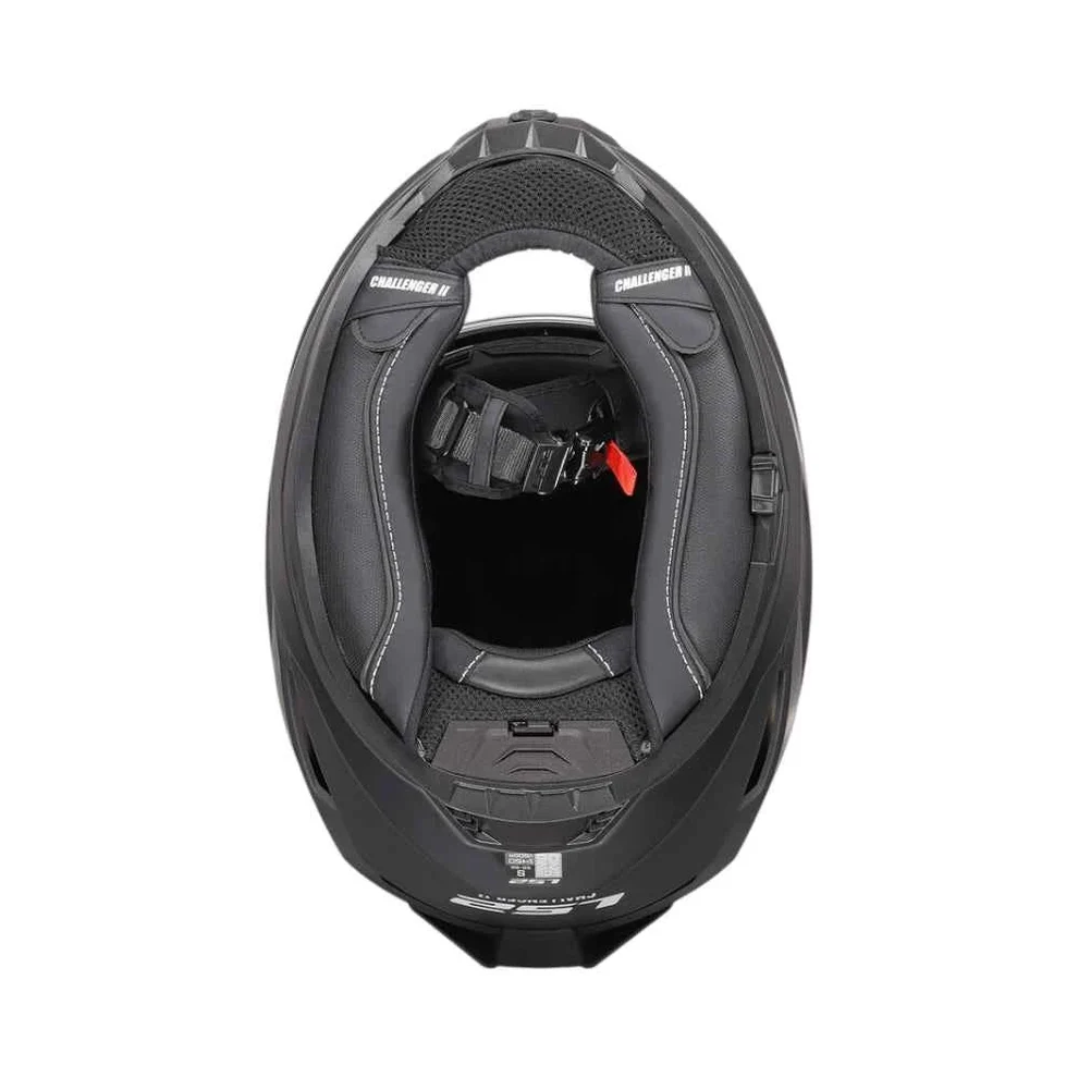 LS2 FF817 CHALLENGER II MATT BLACK HELMET - Image 5