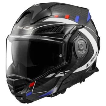 LS2 FF901 ADVANT X CARBON FUTURE II WHITE BLUE-06 HELMET - Image 1