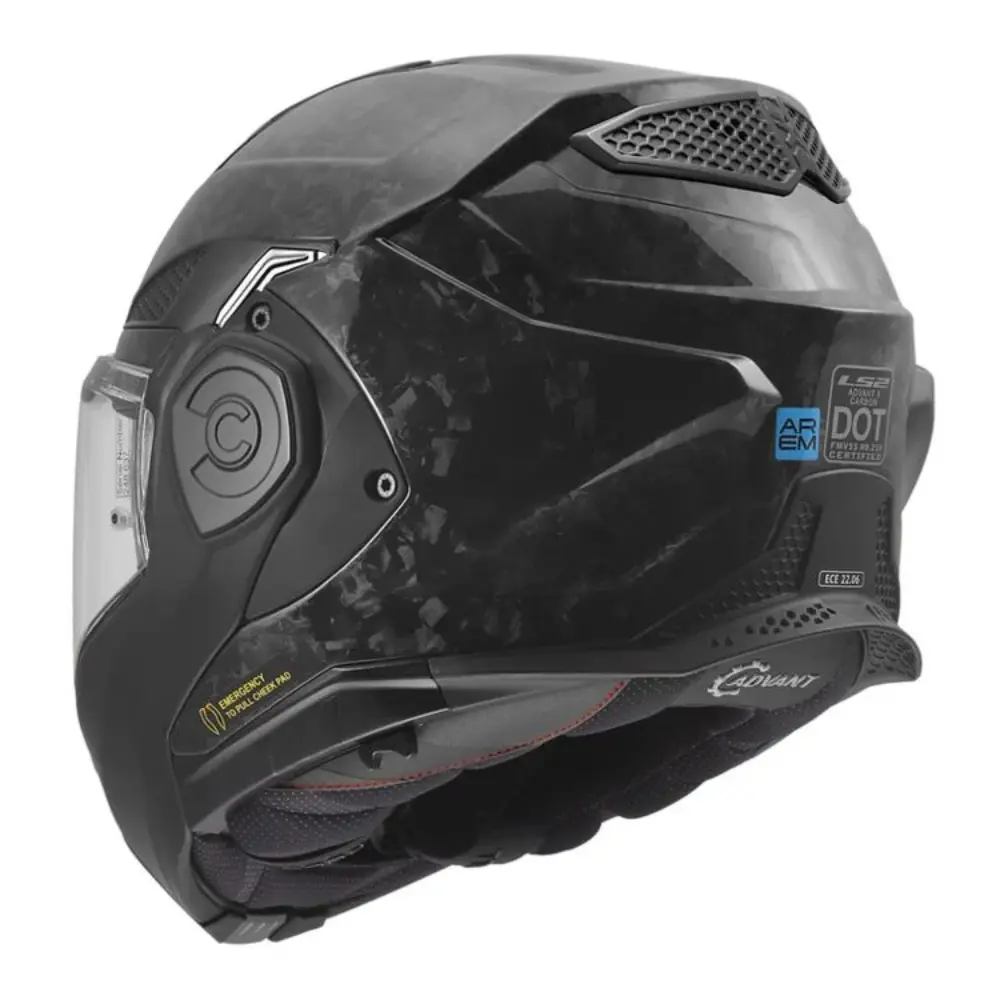 LS2 FF901 ADVANT X SOLID CARBON -06 HELMET - Image 2