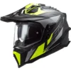 LS2 MX701 C EXPLORER FOCUS M.TITANIUM H-V YELLOW.-06 HELMET - Image 1