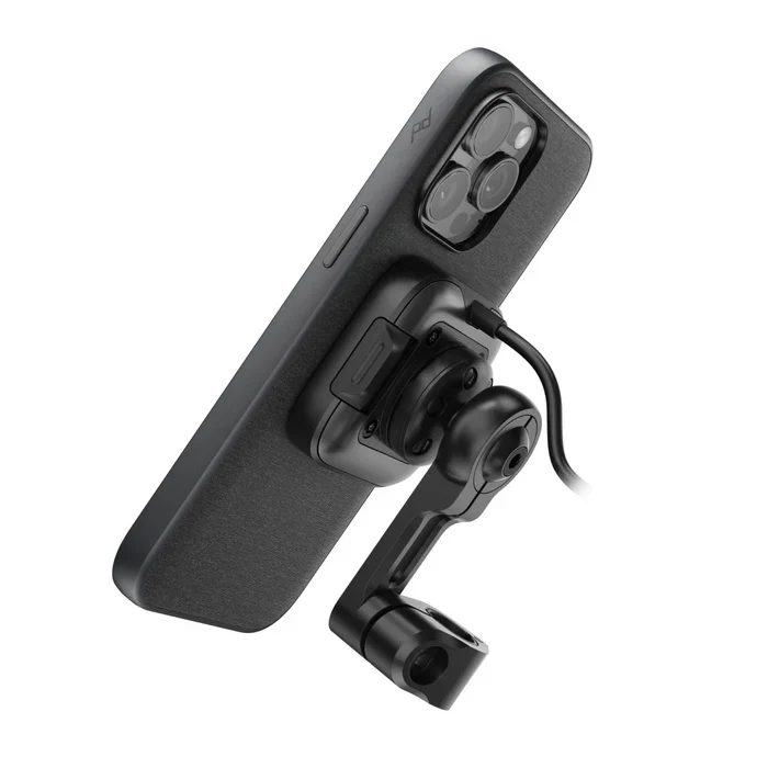 Peak Design Mobile Motorcycle Mirror Mount Charging - Black - Image 2