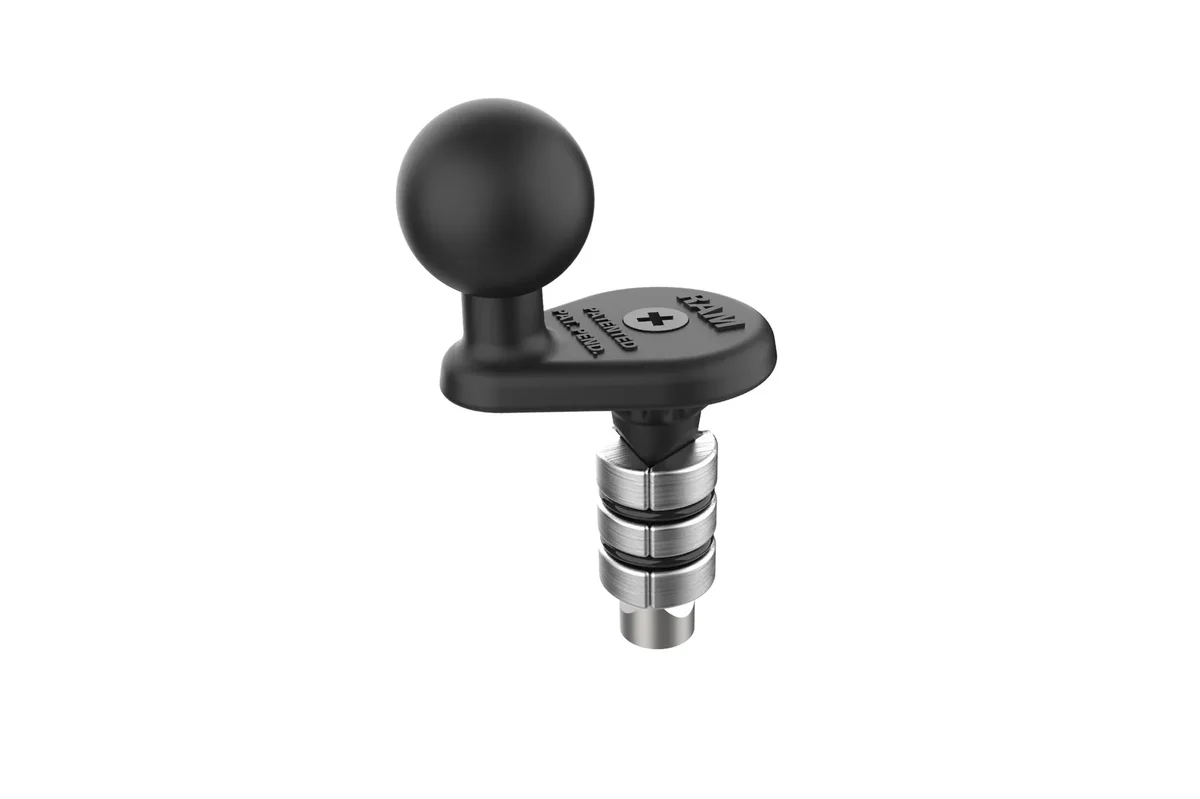 RAM® Motorcycle Fork Stem Wedge Ball Base (12-18mm Holes) - Image 1