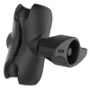 RAM® Double Socket Arm with Metal Knob - C Size Short - Image 1