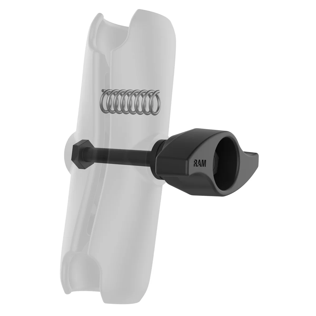 RAM® Double Socket Arm with Metal Knob - C Size Short - Image 2
