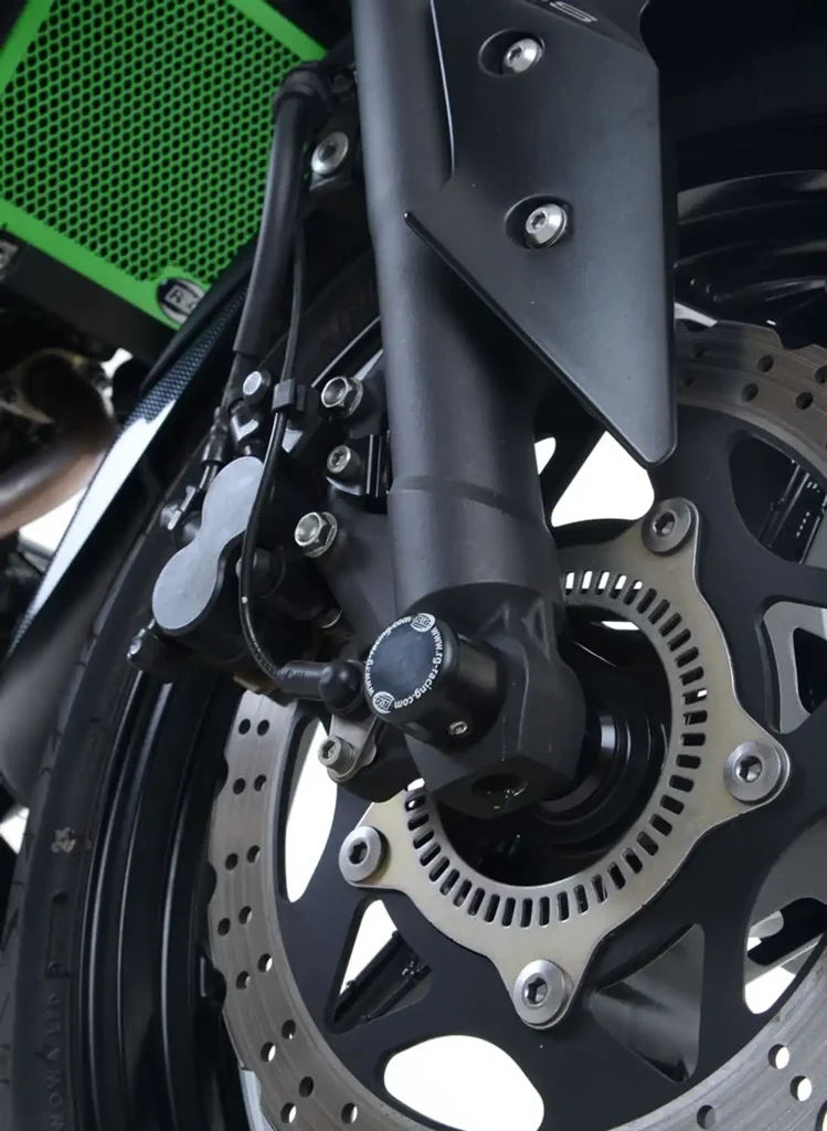 R&G Fork Protector for Kawasaki Ninja 250 / 300 - FP0128BK - Image 1