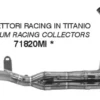 ARROW EXHAUST Racing Collectors Titanium for Kawasaki Z900 (2025-2026) - 71820MI