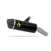 ARROW EXHAUST Indy Race Silencer Aluminium Dark with Carbon End Cap for Honda XL 750 Transalp (2023-2026) - 72641AKN - Image 1