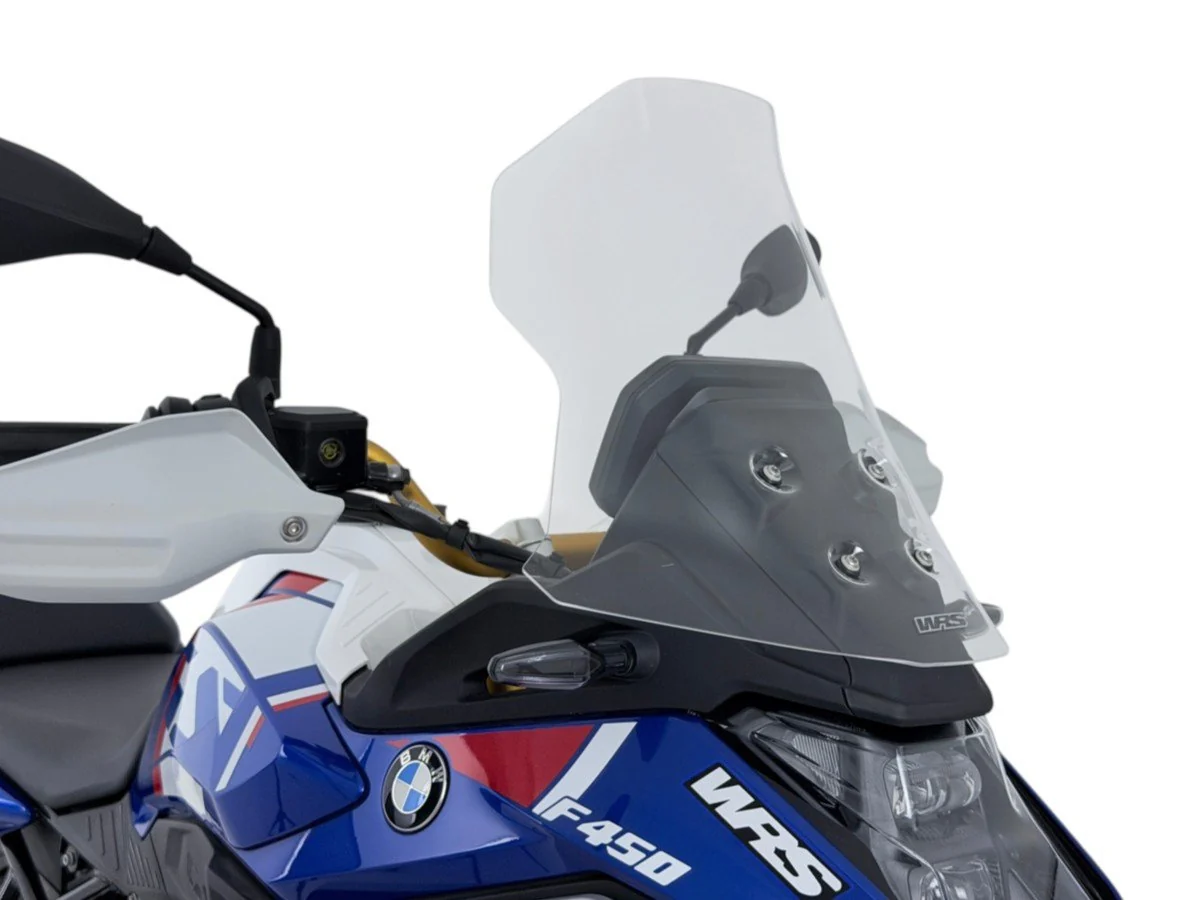 WRS Caponord Windscreen for BMW F450GS (Transparent) - BM124T - Image 2