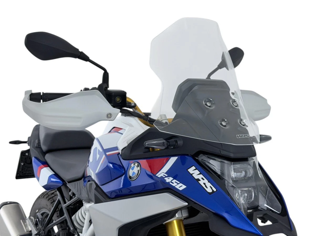WRS Caponord Windscreen for BMW F450GS (Transparent) - BM124T
