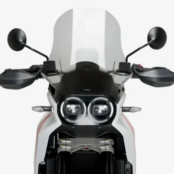 Puig Touring Windscreen (Light Smoke) for Ducati DesertX (2022+) - 21437H - Image 1