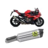 ARROW EXHAUST Race-Tech Silencer Titanium with Carbon End Cap for BMW S 1000 RR (2019-2025) - 71903PK - Image 1