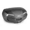 Givi E46NT2 Riviera 46L Monolock Top Case (Black Cover with Smoked Reflectors) - Image 1