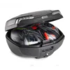 Givi E46NT2 Riviera 46L Monolock Top Case (Black Cover with Smoked Reflectors) - Image 2