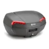Givi Topcase 46L Riviera Grey Cover Red Refl - E46N2 - Image 1