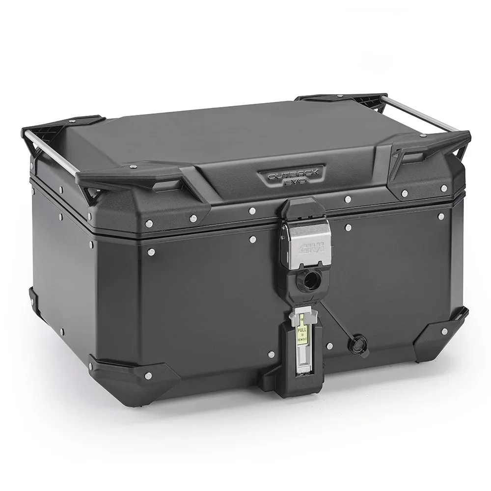 Givi Trekker Outback EVO Monokey Top Case Black Aluminium 58L (2024+) - OBKEV58B - Image 1