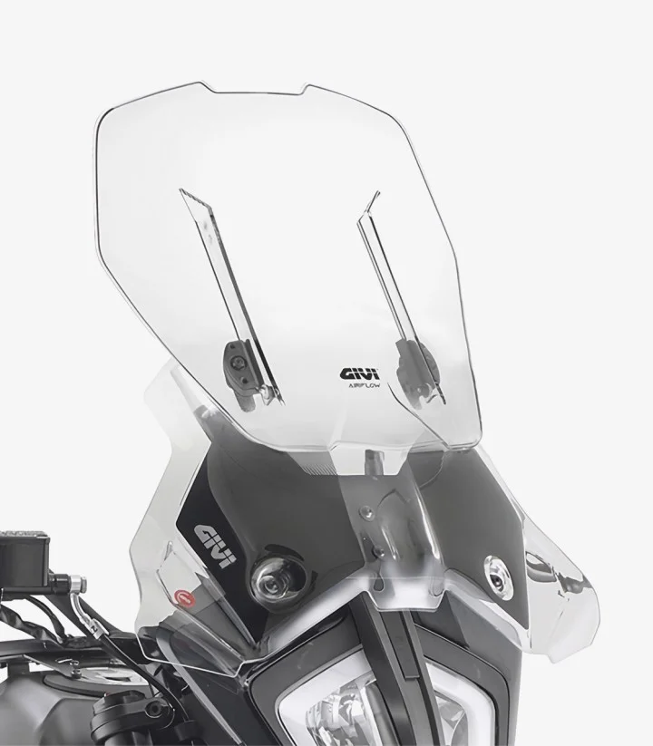 Givi AF7711B Airflow Adjustable Windscreen for KTM 390 Adventure (2020-2024) - Image 1